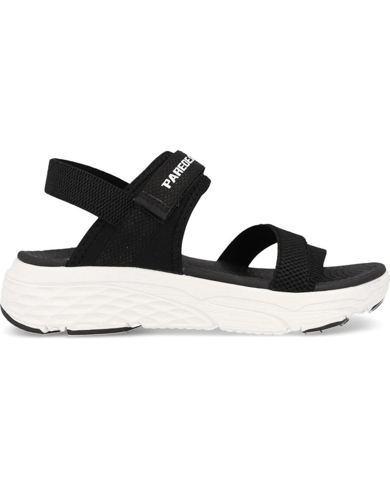 Women's-sports-sandals-PAREDES-SANDALIAS-CASUAL-MUJER-ARUCAS-NEGRO-BLANCO