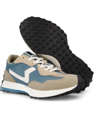 Sportivo-De-Hombre-PAREDES-ZAPATILLAS-CASUAL-HOMBRE-BERZOSA-BEIGE-TURQUESA-BEIGE-BEIGE