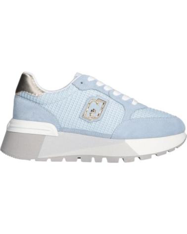 Esportes  de Mulher LIU JO AMAZING 25 - SNEAKER COW BA5049PX027 AZUL