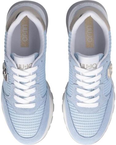 Esportes  de Mulher LIU JO AMAZING 25 - SNEAKER COW BA5049PX027 AZUL