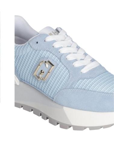 Esportes  de Mulher LIU JO AMAZING 25 - SNEAKER COW BA5049PX027 AZUL