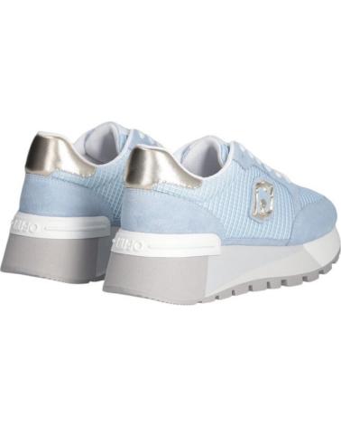 Esportes  de Mulher LIU JO AMAZING 25 - SNEAKER COW BA5049PX027 AZUL