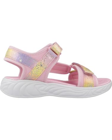 SANDALES SKECHERS FILLE LICORNE ROSES IRISÉES LPMT