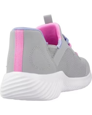 SKECHERS SNEAKER BOUNDER SIMPLE CUTE GRAU MÄDCHEN GRY