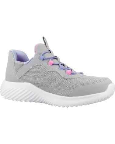 SKECHERS SNEAKER BOUNDER SIMPLE CUTE GRAU MÄDCHEN GRY