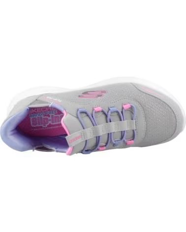 SKECHERS SNEAKER BOUNDER SIMPLE CUTE GRAU MÄDCHEN GRY