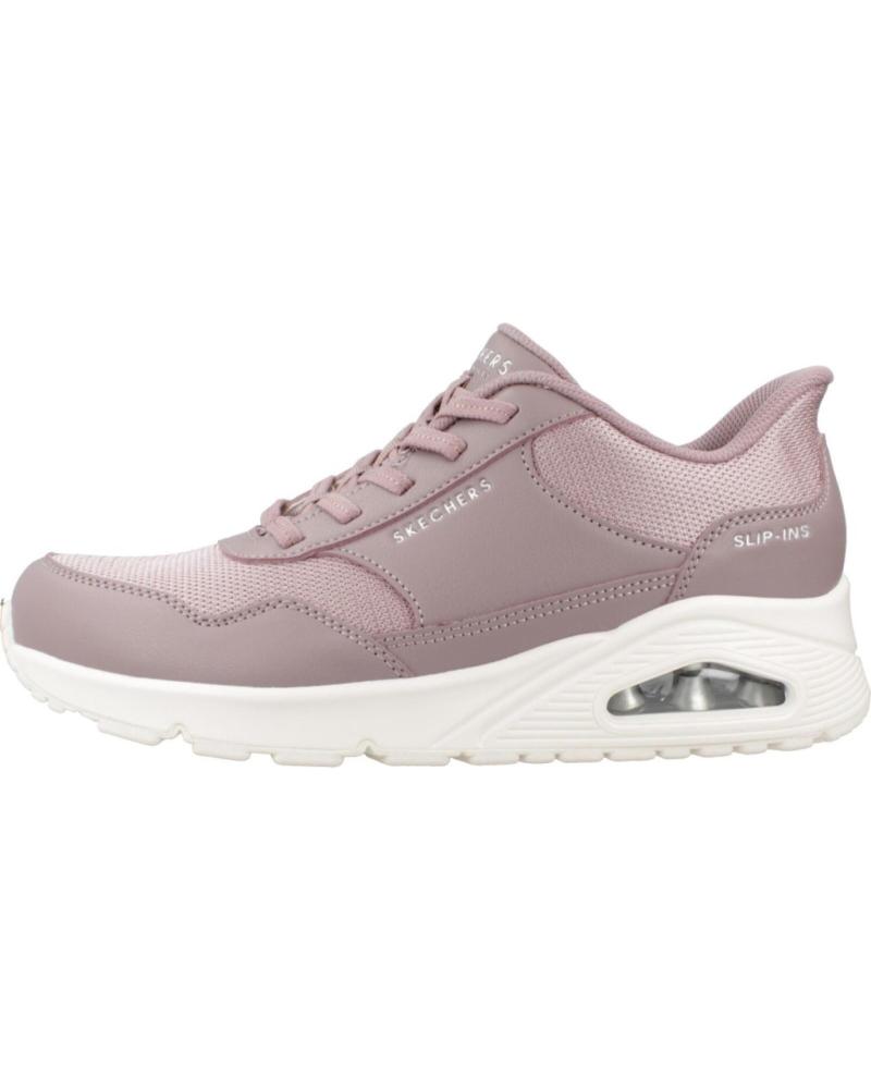 SKECHERS ZAPATILLAS MUJER MODELO UNO COLOR ROSA MVE
