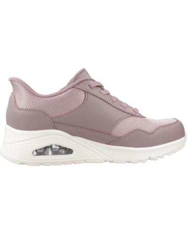 SKECHERS ZAPATILLAS MUJER MODELO UNO COLOR ROSA MVE