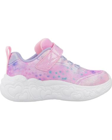 Sneaker für Mädchen SKECHERS ZAPATILLAS NINA MODELO ETERNAL HEART LIGHTS COLOR ROSA LPMT