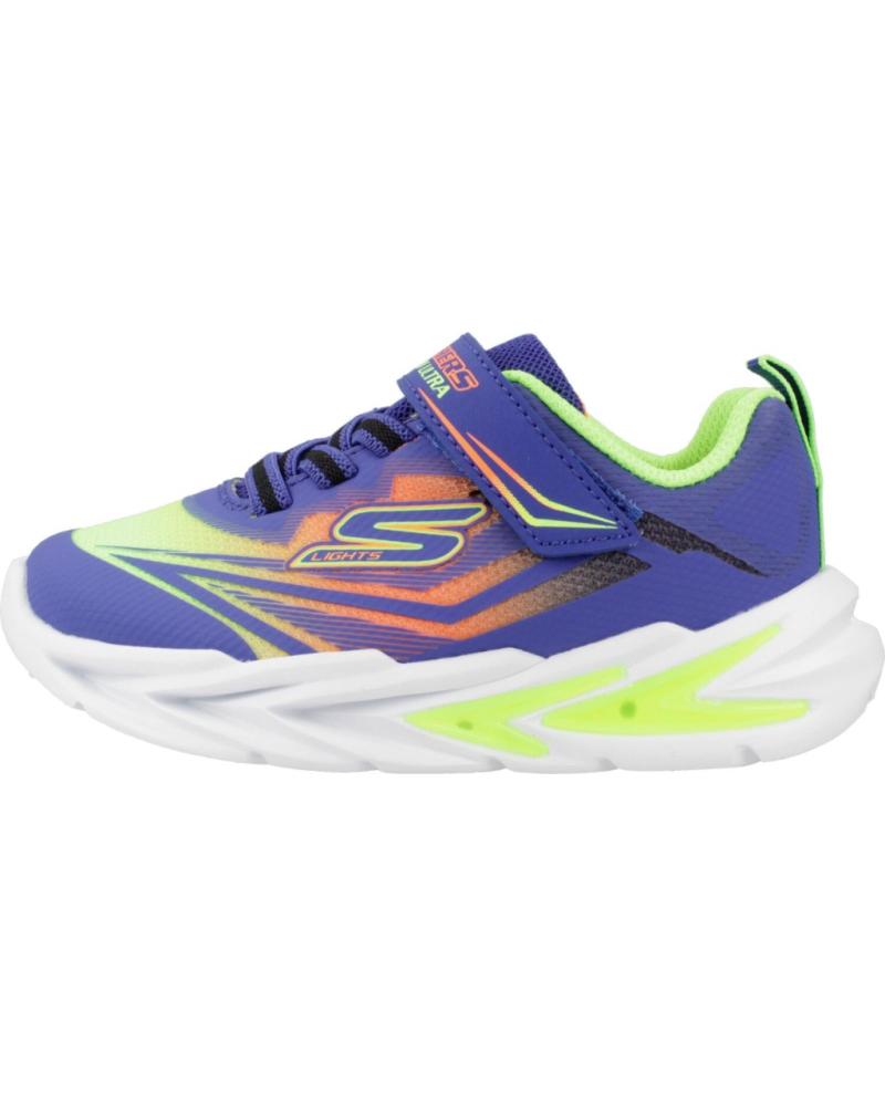 Sportif-De-Niño-SKECHERS-ZAPATILLAS-NINO-MODELO-FLEX-GLOW-ULTRA-COLOR-AZUL-BLMT