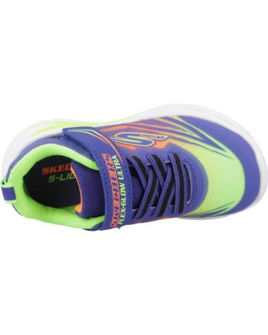 Sportif-De-Niño-SKECHERS-ZAPATILLAS-NINO-MODELO-FLEX-GLOW-ULTRA-COLOR-AZUL-BLMT