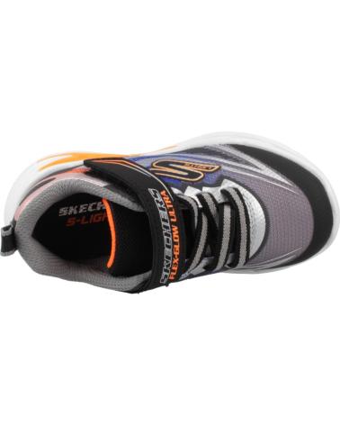 Sportif-De-Niño-SKECHERS-ZAPATILLAS-NINO-MODELO-FLEX-GLOW-ULTRA-COLOR-NEGRO-BKSL
