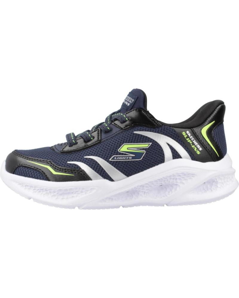 Sportif-De-Niño-SKECHERS-ZAPATILLAS-NINO-MODELO-METEOR-LIGHTS-COLOR-AZUL-NVBK
