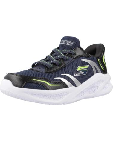 Sportif-De-Niño-SKECHERS-ZAPATILLAS-NINO-MODELO-METEOR-LIGHTS-COLOR-AZUL-NVBK