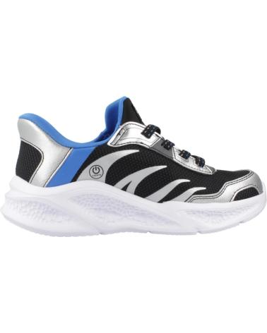 Sportif-De-Niño-SKECHERS-ZAPATILLAS-NINO-MODELO-METEOR-LIGHTS-COLOR-NEGRO-SLBK