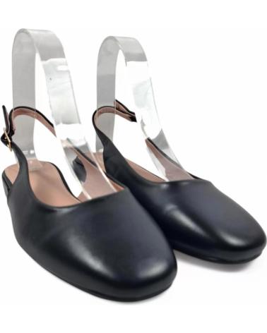 Sandalias de Mujer TIMBOS TACON DESTALONADO MUJER 131116 NEGRO