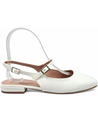 Sandalias de Mujer TIMBOS TACON DESTALONADO MUJER 131115 BLANCO