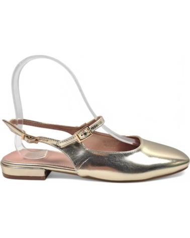 Sandalias de Mujer TIMBOS TACON DESTALONADO MUJER DORADO 131113 AMARILLO
