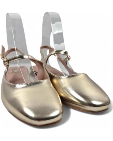 Sandalias de Mujer TIMBOS TACON DESTALONADO MUJER DORADO 131113 AMARILLO