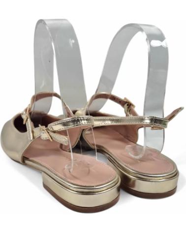 Sandalias de Mujer TIMBOS TACON DESTALONADO MUJER DORADO 131113 AMARILLO