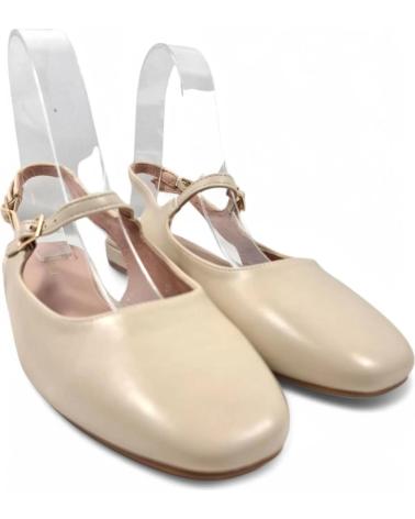 Sandalias de Mujer TIMBOS TACON DESTALONADO MUJER 131112 BEIGE