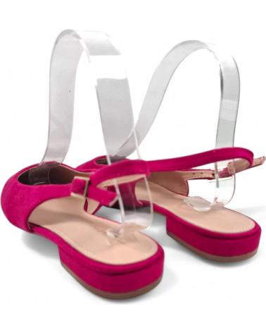 Sandalias de Mujer TIMBOS TACON DESTALONADO MUJER FUCSIA 131111 MORADO