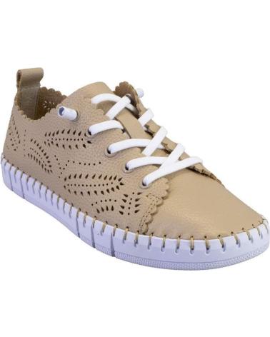 Woman Trainers THE HAPPY MONK CRETA014 ZAPATILLAS CASUAL DE MUJER PIE BEIGE