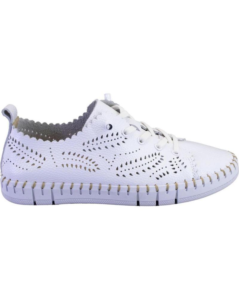 Sneaker für Damen THE HAPPY MONK CRETA014 ZAPATILLAS CASUAL DE MUJER PI BLANCO