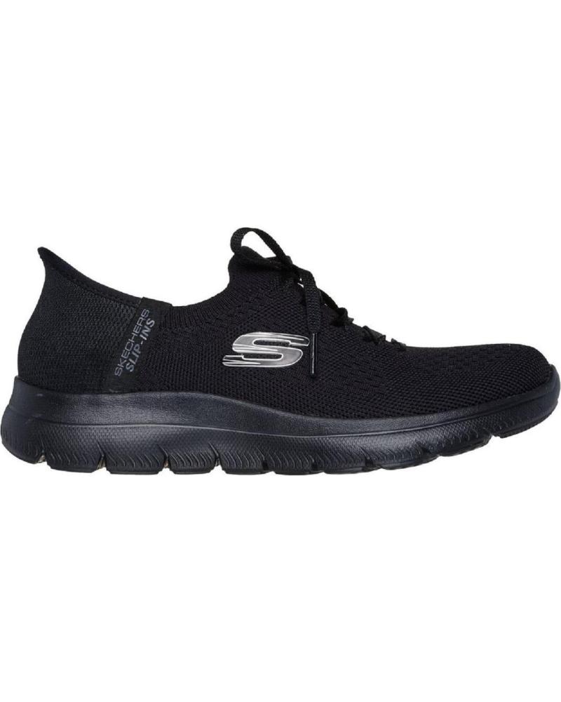 Sneaker für Damen SKECHERS 150263 ZAPATILLAS CASUAL DE MUJER SLIP INS NEGRO