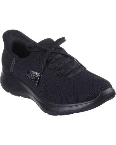 Sneaker für Damen SKECHERS 150263 ZAPATILLAS CASUAL DE MUJER SLIP INS NEGRO