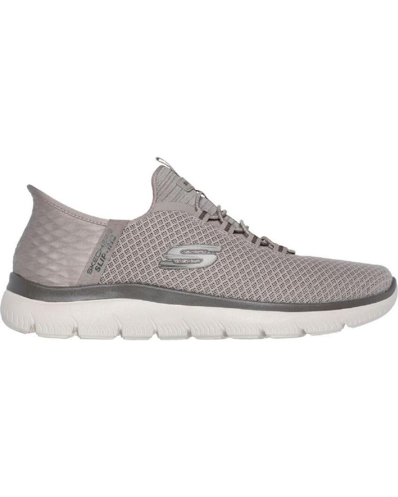 Man Trainers SKECHERS 232457 ZAPATILLAS CASUAL DE HOMBRE SLIP INS TAUPE