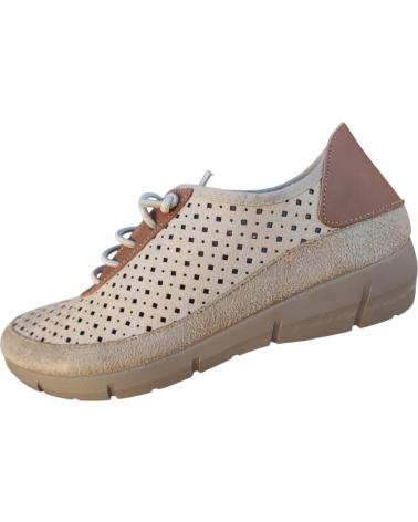 Sapatos de Mulher CUQUE ZAPATO COMODO EN PIEL CORDON ELASTICO Y PLANTILLA EXTRAIBLE MARRóN