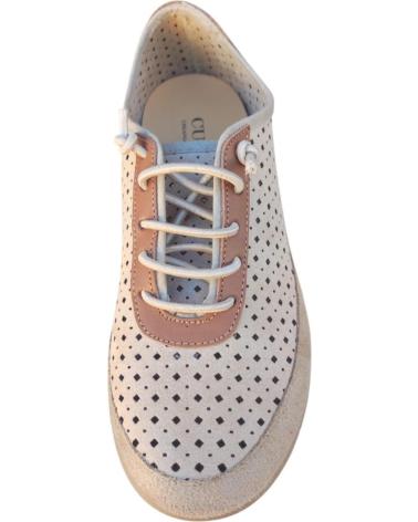 Sapatos de Mulher CUQUE ZAPATO COMODO EN PIEL CORDON ELASTICO Y PLANTILLA EXTRAIBLE MARRóN