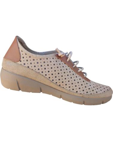 Sapatos de Mulher CUQUE ZAPATO COMODO EN PIEL CORDON ELASTICO Y PLANTILLA EXTRAIBLE MARRóN