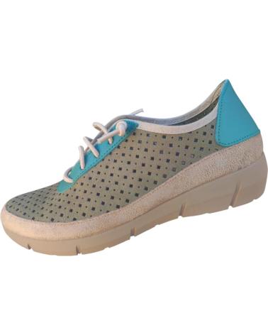 Sapatos de Mulher CUQUE ZAPATO COMODO EN PIEL CORDON ELASTICO Y PLANTILLA EXTRAIBLE MARRóN