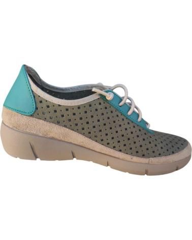 Sapatos de Mulher CUQUE ZAPATO COMODO EN PIEL CORDON ELASTICO Y PLANTILLA EXTRAIBLE MARRóN