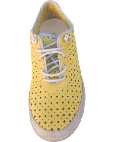 Sapatos de Mulher CUQUE ZAPATO COMODO EN PIEL CORDON ELASTICO Y PLANTILLA EXTRAIBLE AMARILLO
