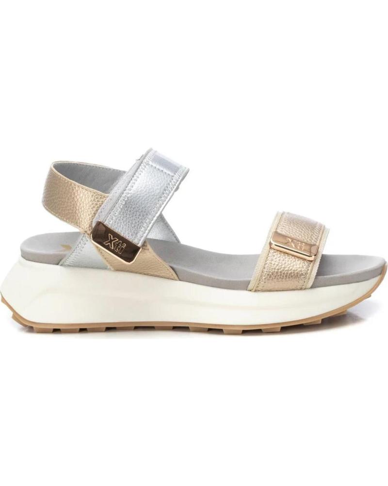 Zapatos de Mujer XTI SANDALIAS PLANAS MUJER 143874 ORO DORADO