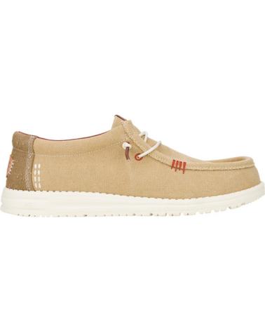 Nauticos per Uomo HEY DUDE WALLY WORWEAR BEIGE