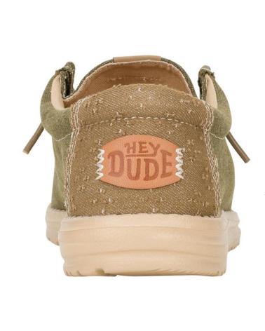 Man Boat shoes HEY DUDE WALLY WORWEAR KAKI