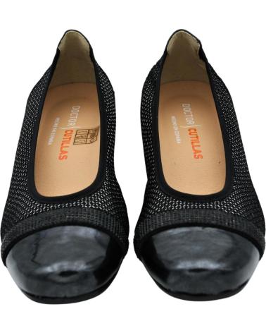 Woman Flat shoes D`CUTILLAS DOCTOR CUTILLAS 81249 SALON PLANTILLA EXTRAIBLE MUJER NEGRO