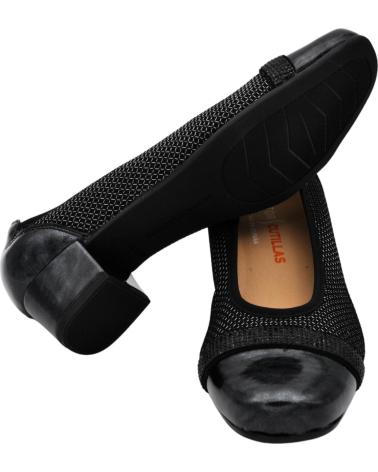 Woman Flat shoes D`CUTILLAS DOCTOR CUTILLAS 81249 SALON PLANTILLA EXTRAIBLE MUJER NEGRO