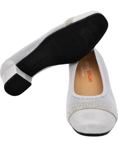 Sabrinas de Mulher D`CUTILLAS DOCTOR CUTILLAS 81249 SALON PLANTILLA EXTRAIBLE MUJER BLANC BLANCO