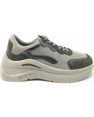 Esportes  de Mulher STONEFLY DEPORTIVO CASUAL DE NOBUK CON SUELA DE GOMA BLUESOFT GRAY