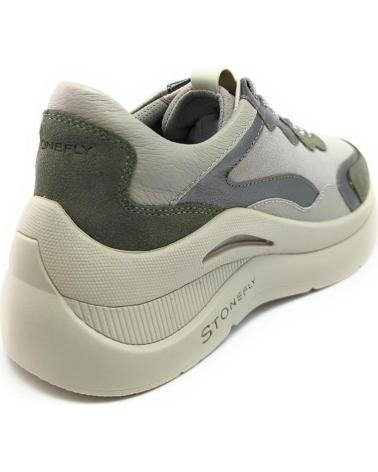 Esportes  de Mulher STONEFLY DEPORTIVO CASUAL DE NOBUK CON SUELA DE GOMA BLUESOFT GRAY