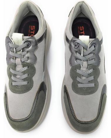 Esportes  de Mulher STONEFLY DEPORTIVO CASUAL DE NOBUK CON SUELA DE GOMA BLUESOFT GRAY