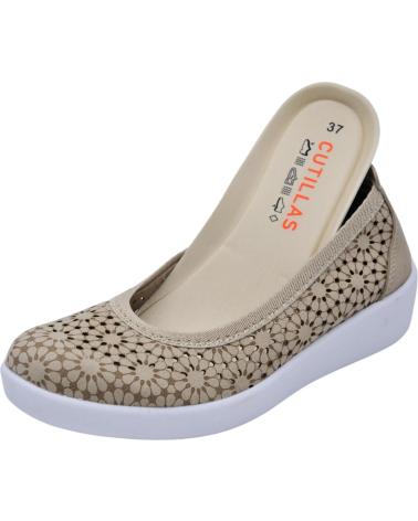 Sabrinas de Mulher D`CUTILLAS DOCTOR CUTILLAS - ZAPATOS ESTILO MANOLETINAS PARA MUJER PL PLATINO