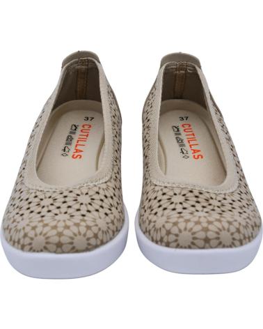 Sabrinas de Mulher D`CUTILLAS DOCTOR CUTILLAS - ZAPATOS ESTILO MANOLETINAS PARA MUJER PL PLATINO