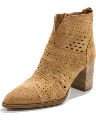 Stiefel für Damen ALPE BOTIN CANA BAJA CON DETALLE LATERAL TAN