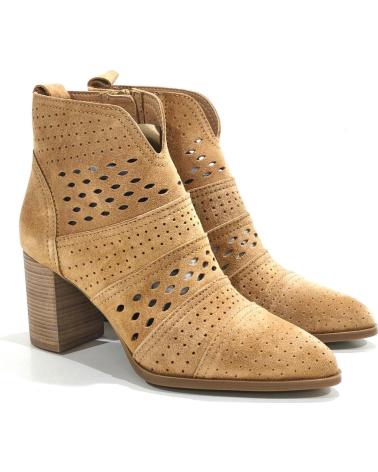 Stiefel für Damen ALPE BOTIN CANA BAJA CON DETALLE LATERAL TAN